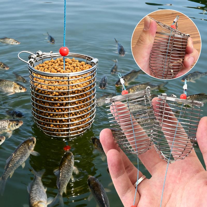 مجموعة أقفاص طُعم صيد الأسماك  - مراجعة Best Equipment For Fishing وسعره