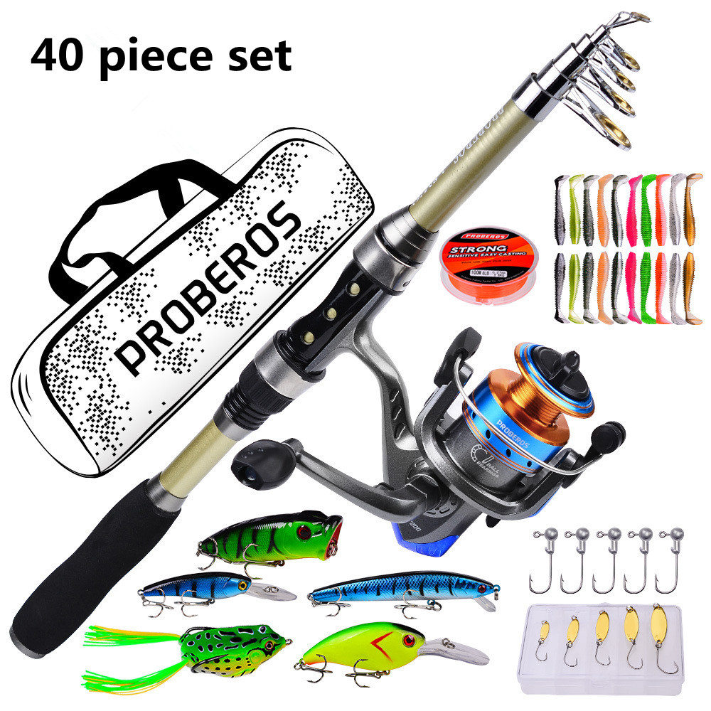 مجموعة من 40 قطعة من صنارات ال - مراجعة Fly Fishing Set وسعره