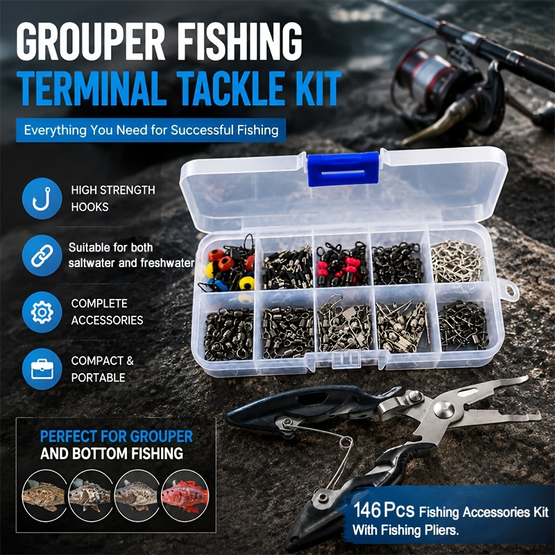 طقم أدوات صيد السمك مكون من 14 - مراجعة Fishing Pliers وسعره