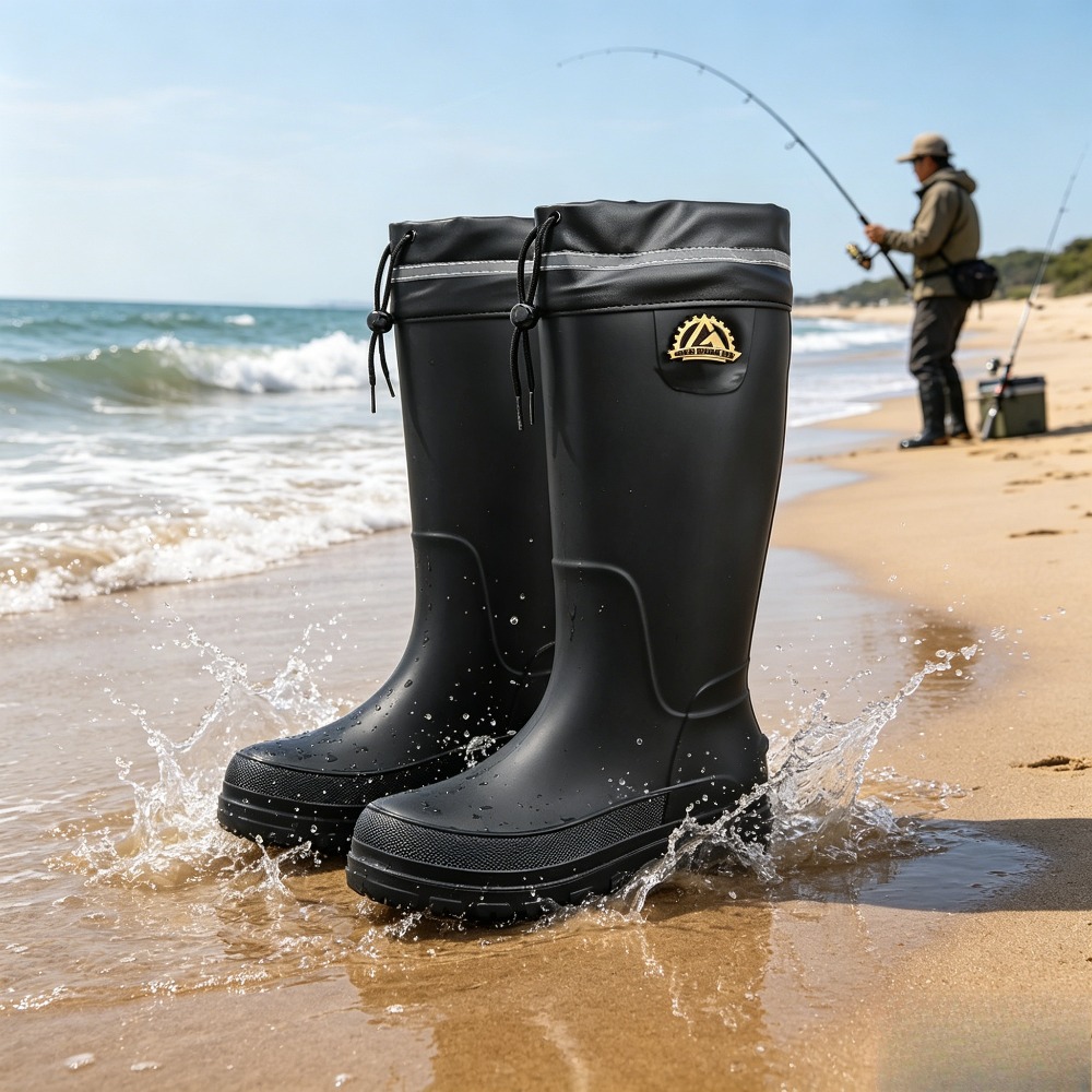 أحذية مطر شتوية لمعدات الصيد،  - مراجعة Fishing Equipment Basic وسعره