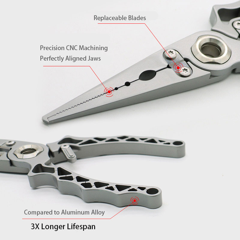 كماشة صيد محمولة من الفولاذ ال - مراجعة Fishing Pliers وسعره