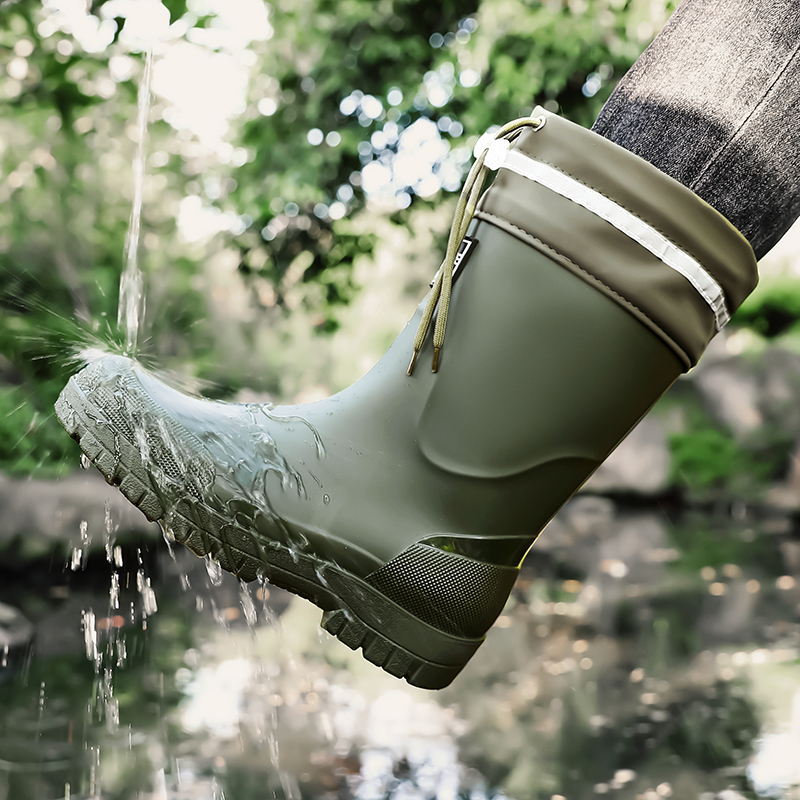 أحذية مطر شتوية، معدات صيد، أح - مراجعة Fishing Equipment Basic وسعره