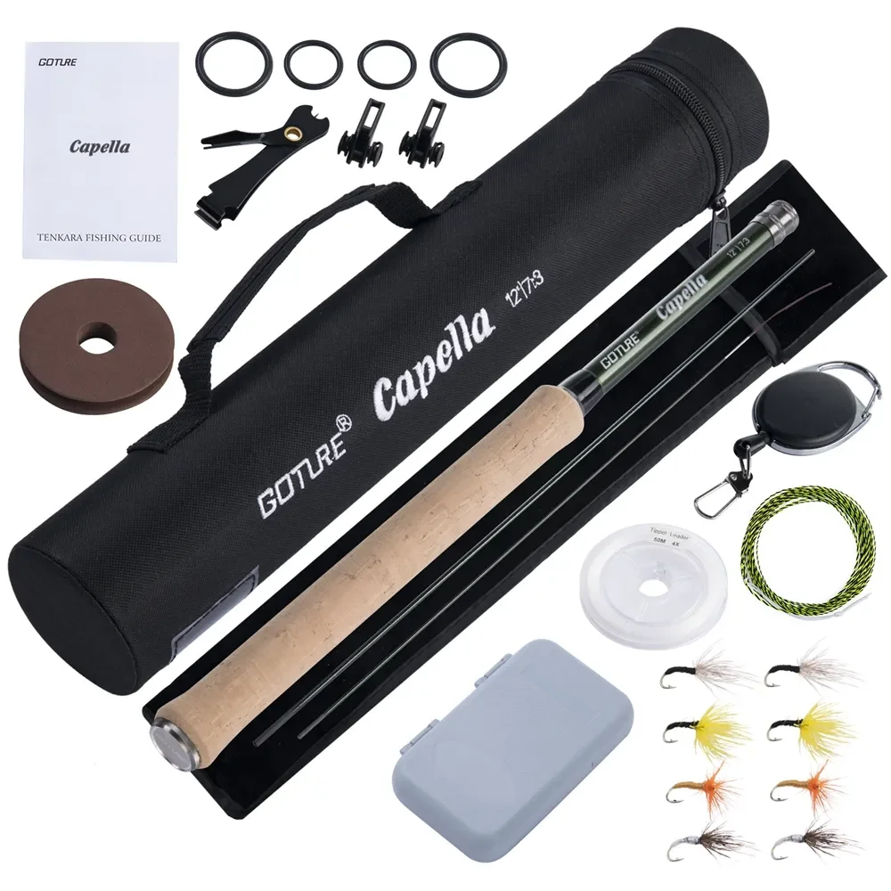 طقم صيد السمك بالذباب من جوتور - مراجعة Fly Fishing Set وسعره